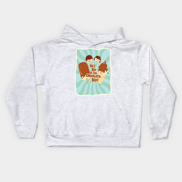 Get Hip to Chocolate Dip Kids Hoodie by Tshirtfort